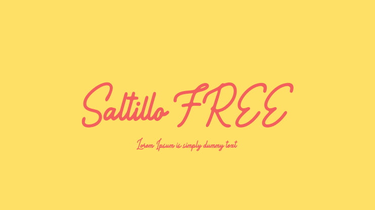 Saltillo FREE Font