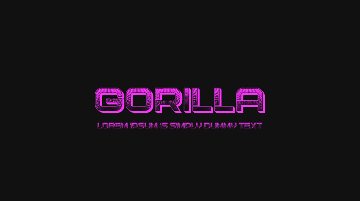 Gorilla Font
