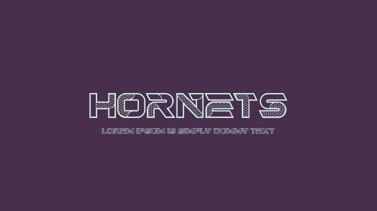 Hornets Font Family