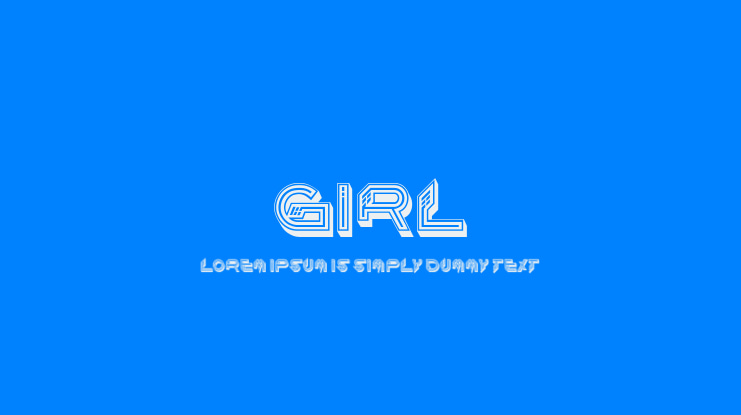 Girl Font