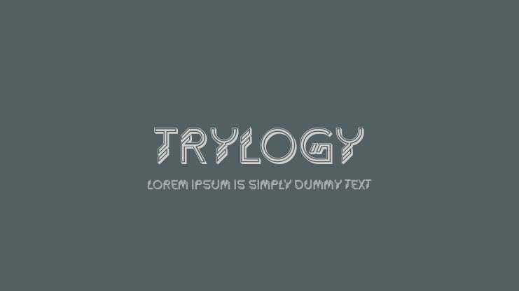 Trylogy Font