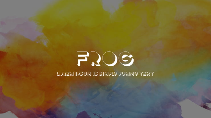 Frog Font Family