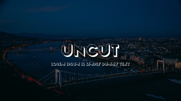 Uncut Font