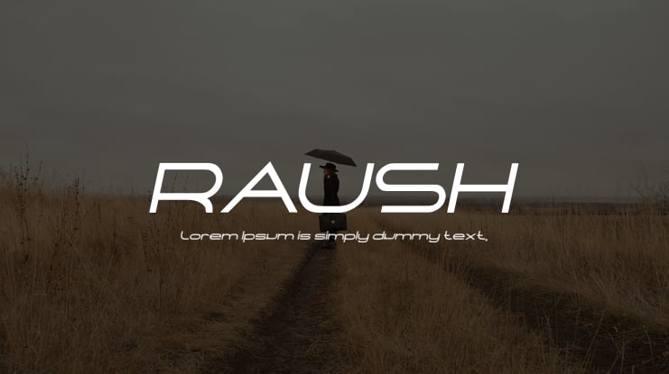 RAUSH Font