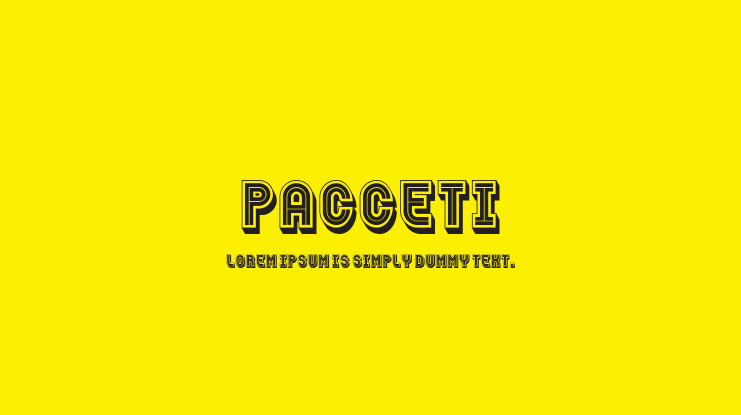 Pacceti Font
