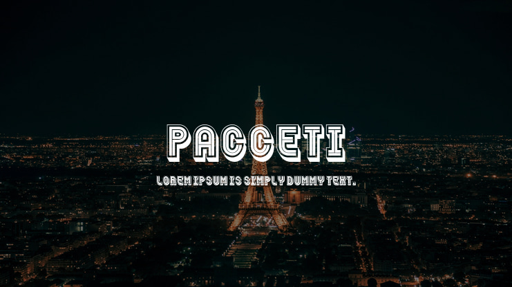 Pacceti Font