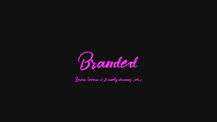 Branded Font
