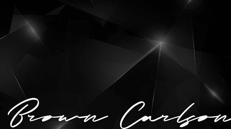 Brown Carlson Font