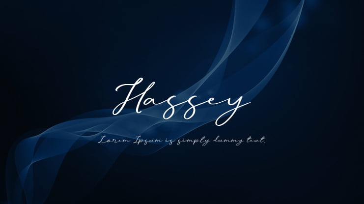 Hassey Font
