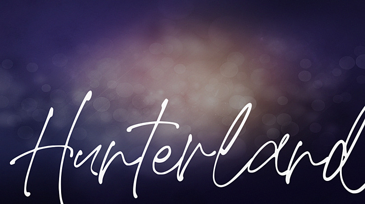 Hunterland Font