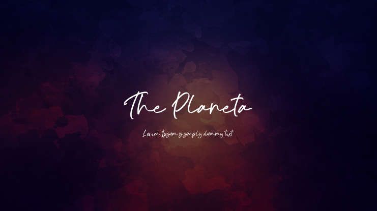 The Planeta Font