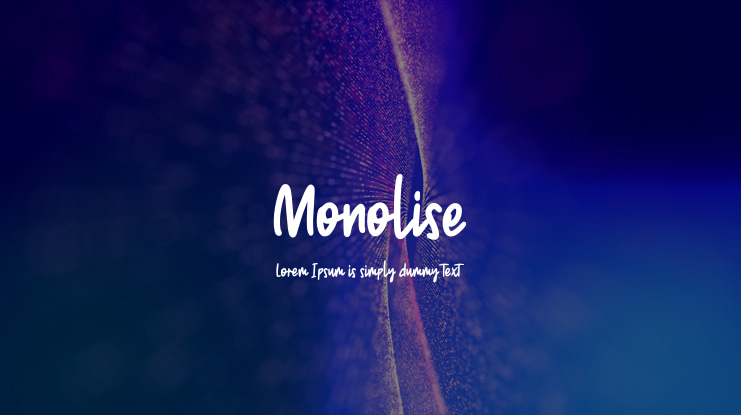 Monolise Font