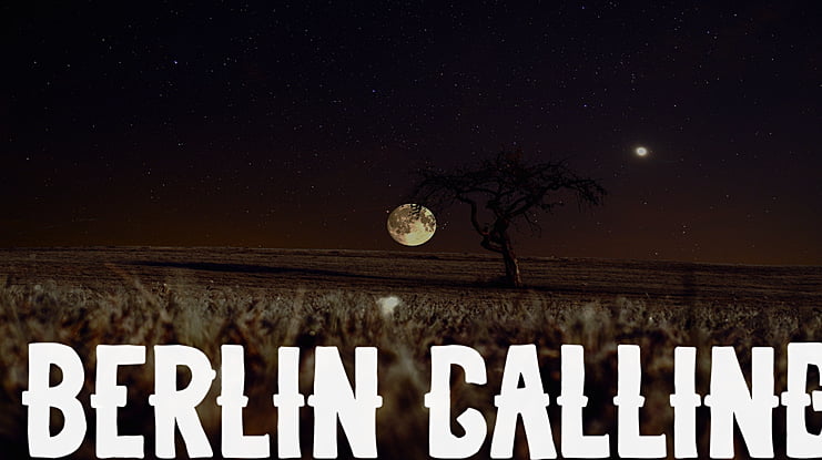 Berlin Calling Font