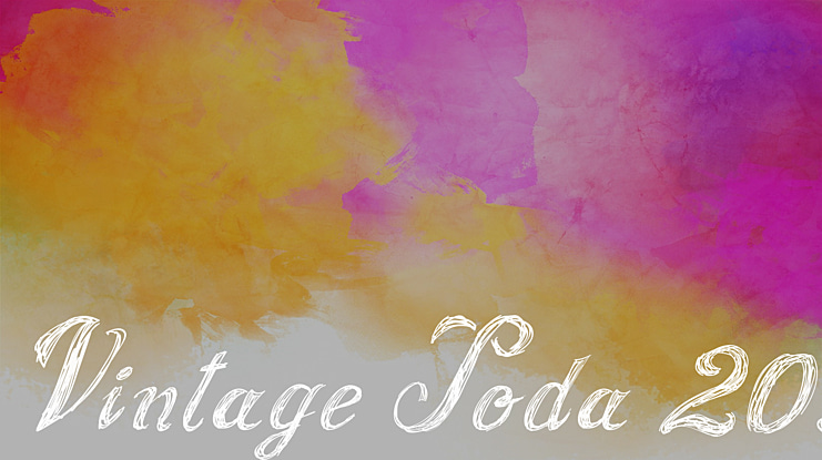 Vintage Soda 20s Font