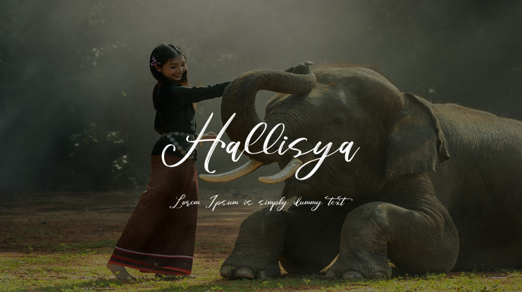 Hallisya Font