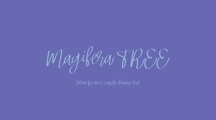 Magifera FREE Font