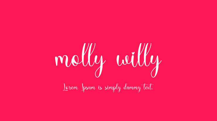molly willy Font