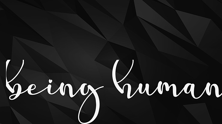 being human Font Family