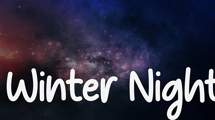 Winter Night Font