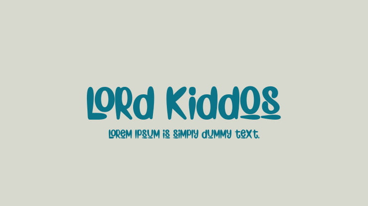 Lord Kiddos Font