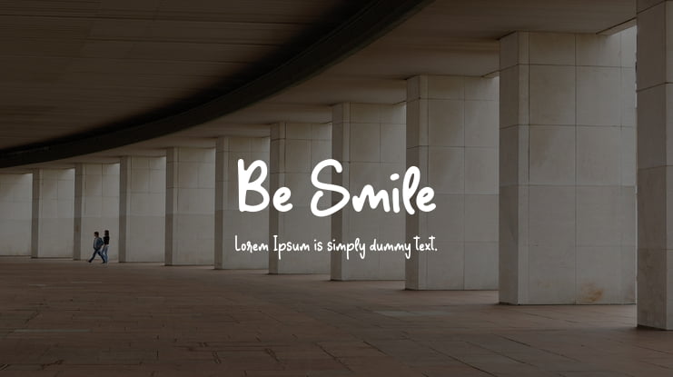 Be Smile Font