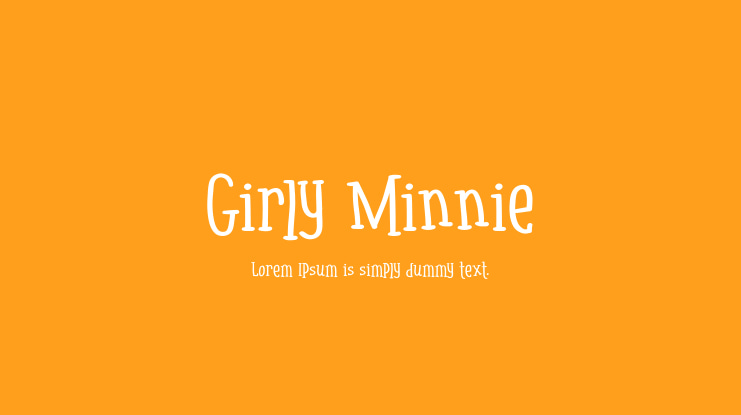 Girly Minnie Font