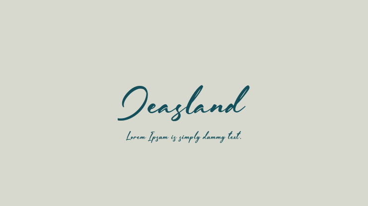 Jeasland Font