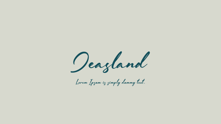 Jeasland Font