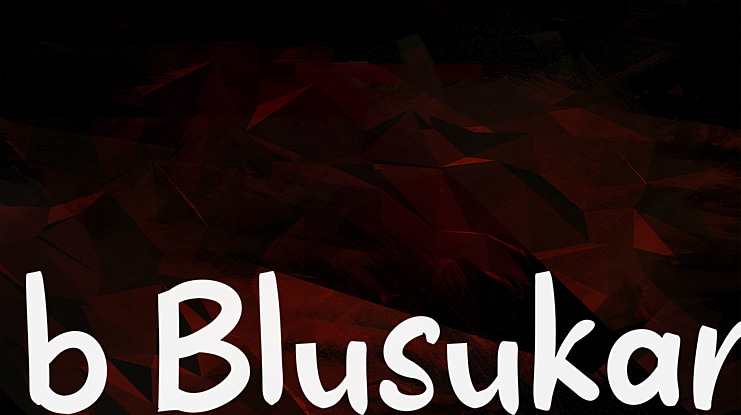b Blusukan Font
