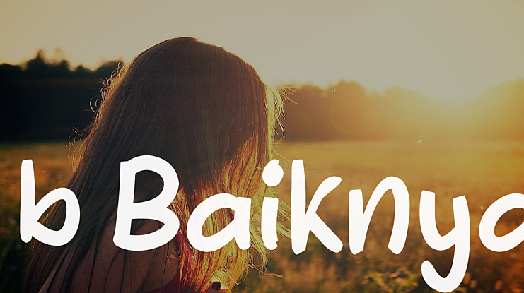 b Baiknya Font