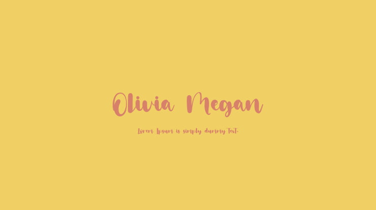 Olivia Megan Font