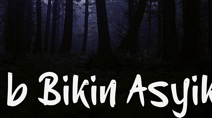 b Bikin Asyik Font
