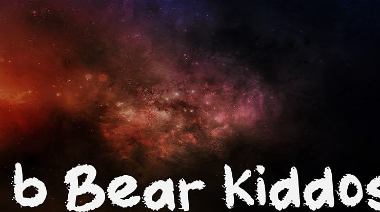 b Bear Kiddos Font