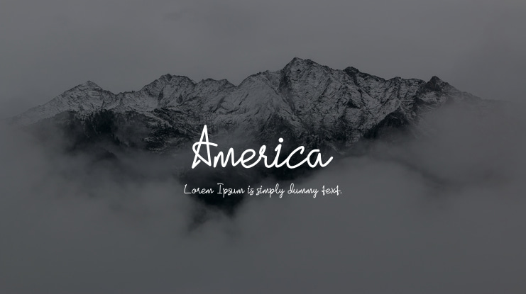 America Font