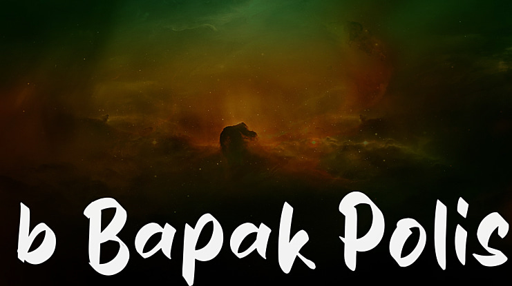 b Bapak Polisi Font