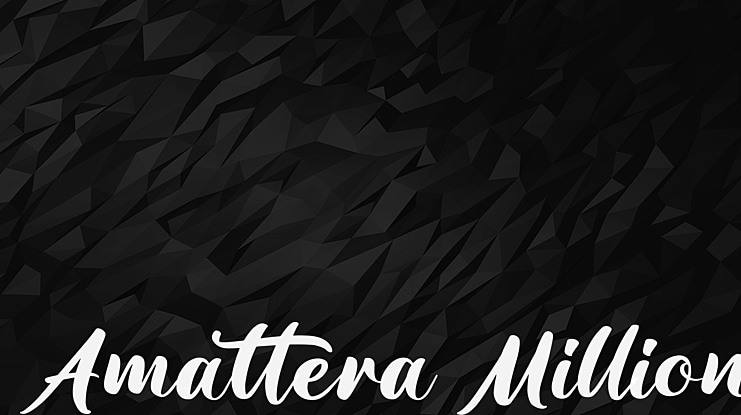 Amattera Million Font