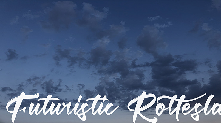 Futuristic Rottesla Font