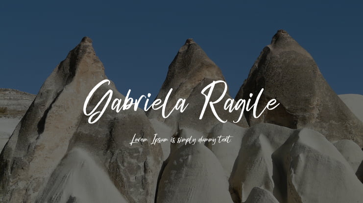 Gabriela Ragile Font