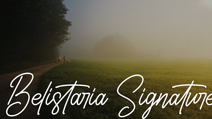 Belistaria Signature Font