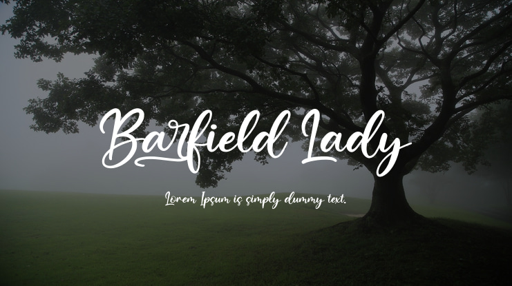 Barfield Lady Font