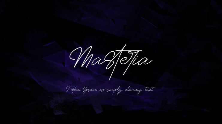 Masteria Font