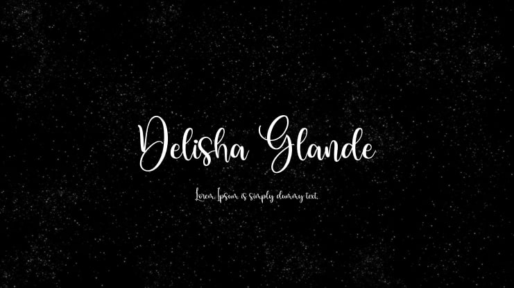 Delisha Glande Font