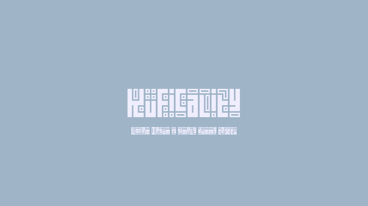 Kuficality Font