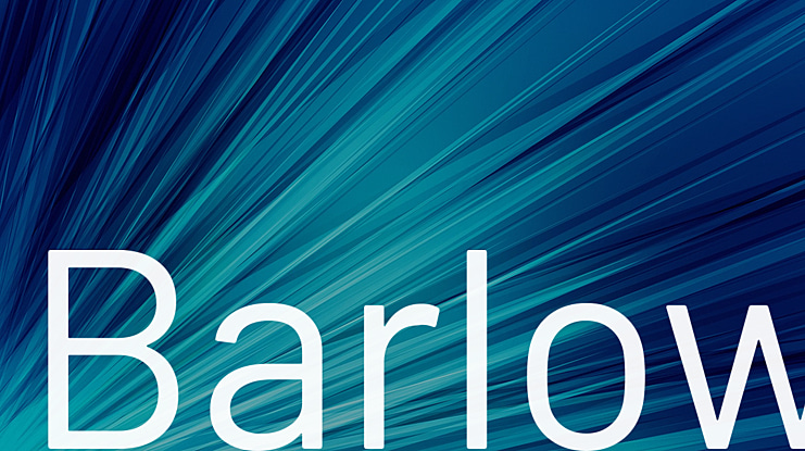 Barlow Font Family