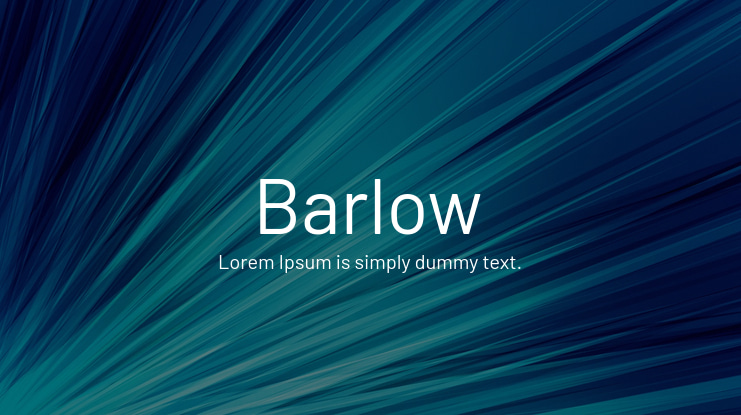 Barlow Font Family