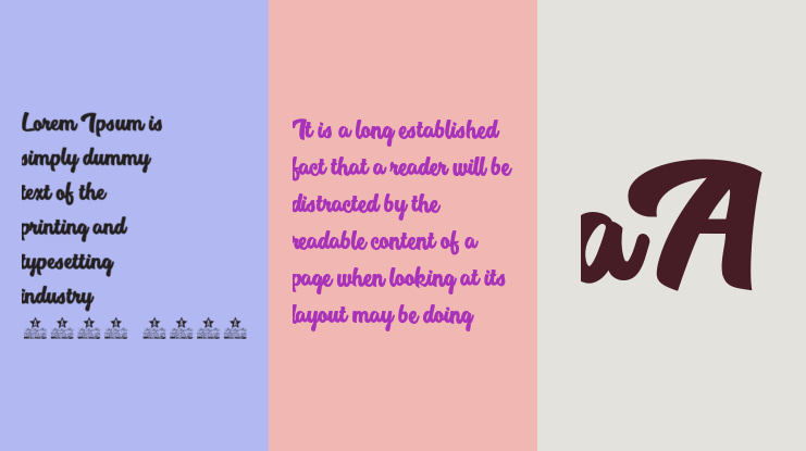 Flowers of summer Personal Use Font