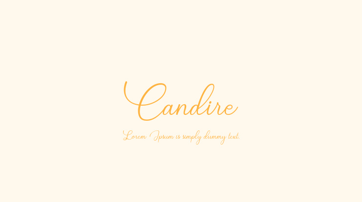 Candire Font