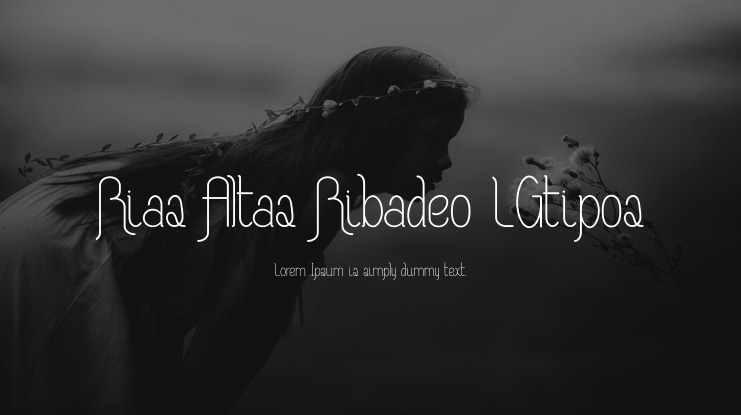 Rias Altas Ribadeo LGtipos Font