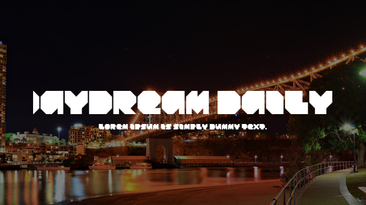 Daydream Daily Font
