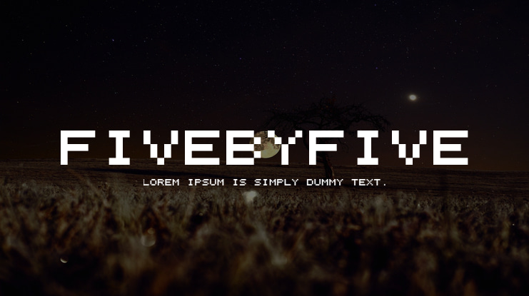 FiveByFive Font